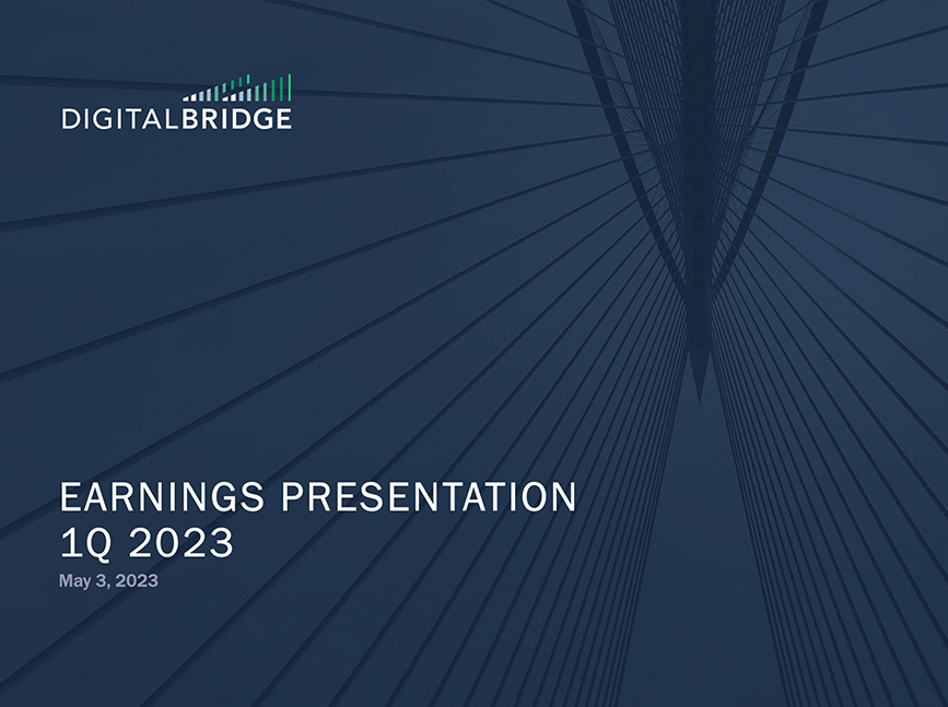 DigitalBridge Announces First Quarter 2023 Financial Results